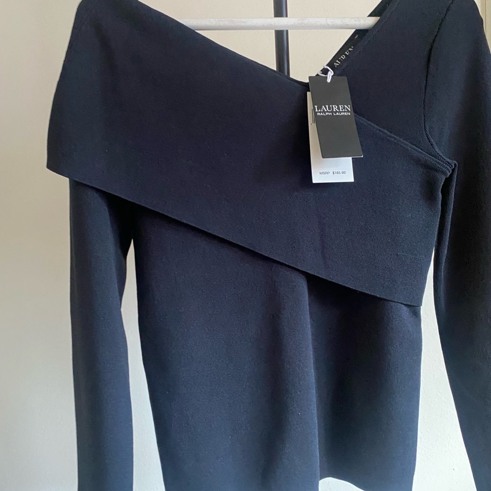 Lauren Ralph Lauren, Off The Shoulder Sweater, Size Small, Brand New, never worn